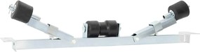 vidaXL Κάτω Στήριξη Τρέιλερ Σκάφους 90,5 x 12 x 32 εκ. Ασημί