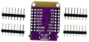 WeMos ESP32 S2 Mini WiFi Board 4MB Flash 2MB PSRAM MicroPython Arduino Compatible