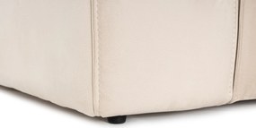 Τριθέσιος Καναπές Lora - Χρώμα Cream - 303x108x65εκ