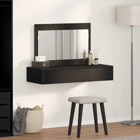 vidaXL Τραπέζι περιποίησης Μαύρο 100 x 40 x 70 εκ. Επεξεργασμένο ξύλο