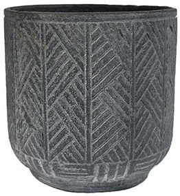 Κασπώ Utah 00.03.35621 Φ25x21cm Grey Ceramic