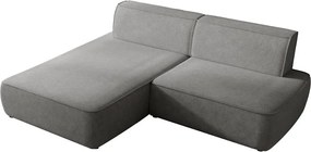 Γωνιακός Καναπές Zuno-Αριστερή-Γκρι Σκούρο