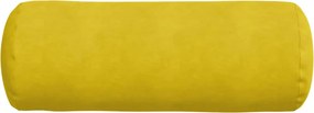 vidaXL Μαξιλάρια Στήριγμα 2 pcs Κίτρινο Ø 25 x 70 cm