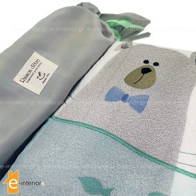 Βρεφική Κουβέρτα Αγκαλιάς Baby Boy Bear 0.80x0.90 108114005