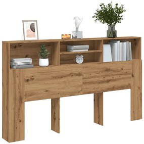 vidaXL Κεφαλάρι Ντουλάπι από Τεχνητό Δρυς 180x19x103,5 εκ. από Τεχνητό Ξύλο