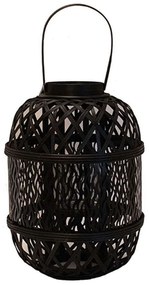 Φανάρι Bamboo 00.06.61121 Φ27x38cm Black Bamboo