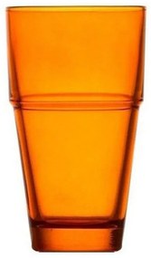 Ποτήρια Χυμού Impilabile (Σετ 6τμχ) Ste129 Orange Espiel Glass