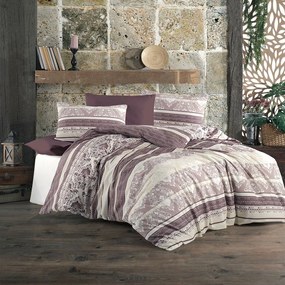 Σεντόνια Ανδρομάχη 315 Σετ 3τμχ Brown Beige DimCol Single Cotton-Polyester