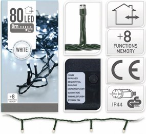Γιρλάντα Φωτισμού LED Λευκό LED (Ανακαινισμenα A)