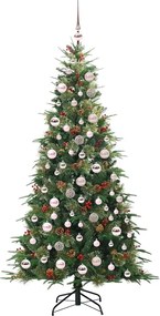 vidaXL Τεχνητό Χριστουγεννιάτικο Δέντρο με Άξονα Πράσινο 180 cm