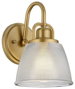 Απλίκα Φωτιστικό Μπάνιου 1xG9 IP44 Dublin Elstead Lighting-QZ-DUBLIN1-PNBR-Ορείχαλκος QZ-DUBLIN1-PNBR