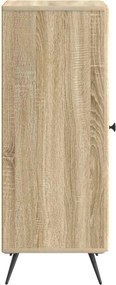 vidaXL Πλαϊνό γραφείο Sonoma Δρυς 33 x 34,5 x 90 εκ Επεξεργασμένο Ξύλο