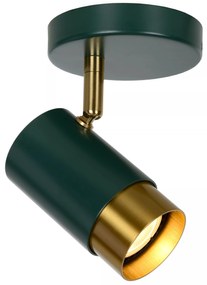 Φωτιστικό Οροφής Lucide 35913-01-33 FLORIS Πράσινο (Green)|Χρυσό Χρώμα (Gold Coloured)