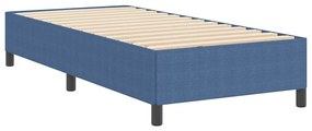 vidaXL Σκελετός Κρεβατιού Μπλε 100 x 200 cm Βελούδο