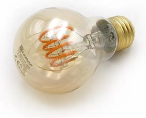 Adeleq Λάμπα LED COG Spiral Αχλάδι Ε27 6W Ντιμαριζόμενο Μελί 1800Κ 13-271960019