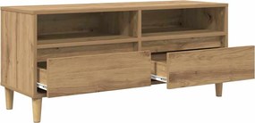 vidaXL Ντουλάπι TV 100 x 34,5 x 44,5 εκ. Artisan Oak