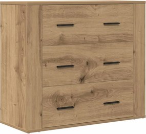 vidaXL Ντουλάπι Αρτισιανή Δρυς 80x33x70 εκ. από Επεξεργασμένο Ξύλο