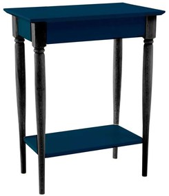 Κονσόλα Mamo S MAMOCSBL14 65x35x74cm Petrol Blue-Black Mdf,Ξύλο