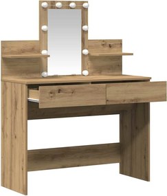 vidaXL Τραπέζι περιποίησης Artisan Oak 100 x 40 x 130 εκ