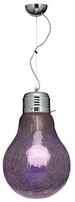Φωτιστικό Οροφής 77-1866 1888-35 Laba Crakele Purple Homelighting Γυαλί