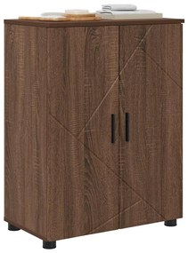 vidaXL Ντουλάπι Μπάνιου Καφέ δρυς 60 x 35 x 80 εκ Επεξεργασμένο ξύλο