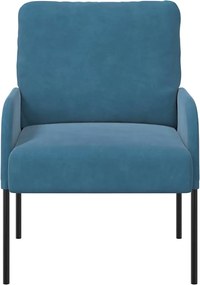 vidaXL Καναπέδες με μαξιλάρι 55cm Μπλε Κόντρα πλακέ