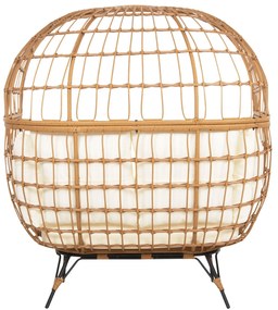 ΠΟΛΥΘΡΟΝΑ ΦΩΛΙΑ MIAMI 2 ΑΤΟΜΩΝ ΤΥΠΟΥ RATTAN  132.5x90x154Υεκ