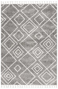 Χαλί (200x280) Polcarpet Silky Shaggy 602 D.Grey