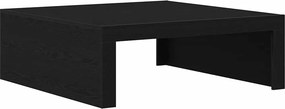 vidaXL Τραπεζάκι σαλονιού Μαύρη Οξυά 100 x 100 x 35 cm