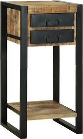 vidaXL End Table Καφέ 40 x 40 x 80 cm Στερεό ξύλο μάνγκο