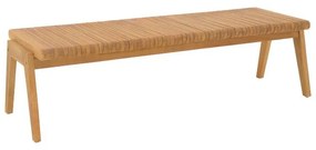 Παγκάκι Jey teak ξύλο σε φυσική απόχρωση 120x45x40εκ