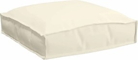vidaXL Μαξιλάρι 4 pcs Κρεμ 40 x 40 x 8 εκ. Ύφασμα Όξφορντ