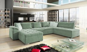 Γωνιακός καναπές Niko Bis-Αριστερή-Menta - 350.00Χ205.00Χ76.00cm