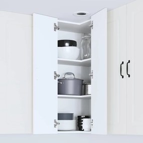 vidaXL Πάνελ πλυντηρίου πιάτων Kalmar Λευκό 57 x 57 x 100 εκ.