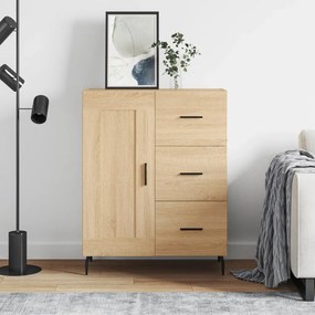 vidaXL Ντουλάπι Sonoma Δρυς 69,5 x 34 x 90 εκ. από Επεξεργασμένο Ξύλο
