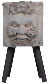 Artekko Cement Διακοσμητικό Γκρι Κασπώ από Μαγνήσιο (28x36x57)cm Artekko D77549
