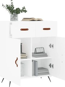 vidaXL Ντουλάπι Λευκό 69,5 x 34 x 90 εκ. από Επεξεργασμένο Ξύλο