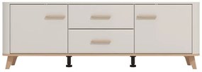 Έπιπλο τηλεόρασης DARWEN 154 3K2F2V Cashmere - Artisan Oak 154x40x53εκ. 154x40x53 εκ.