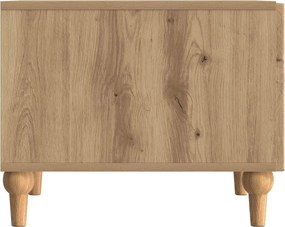vidaXL Τραπεζάκι σαλονιού Artisan Δρυς 49 x 50 x 40 εκ