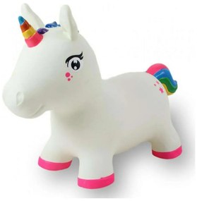 Φουσκωτό Ζωάκι Jumpy Μονόκερος GT69345 42x60x20cm White Gerardo’s Toys
