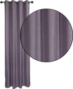 Κουρτίνα (140x270) Με Τρουκς Das Home 2241 Purple