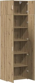 vidaXL Ντουλάπι αποθήκευσης 2 pcs Artisan Oak 70 x 42,5 x 225 εκ