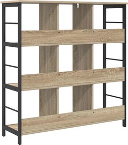 vidaXL Ράφι Βιβλίων 9 επιπέδων 102 x 32 x 104,5 εκ. Επεξεργασμένο Ξύλο