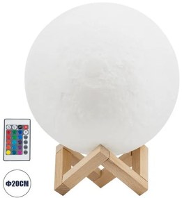 Επιτραπέζιο Φωτιστικό LED 6W 360lm RGBW 79620 Λευκό Globostar-79620-Λευκό 79620
