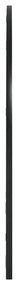 vidaXL Καθρέφτης Τοίχου Αψίδα Μαύρος 100x70 εκ. από Σίδερο