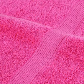 Πετσέτες Σάουνας SOLUND 10Τεμ. Ροζ 80x200 εκ. 600 γρ/μ² - Ροζ