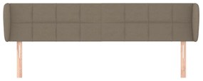 vidaXL Κεφαλάρι με Πτερύγια Taupe 183x23x78/88 εκ. Υφασμάτινο