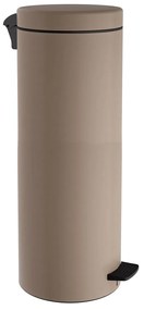 Κάδος Απορριμμάτων (Φ25x65) Pam &amp; Co 30lt 2565-103 Matt Beige
