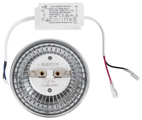 GloboStar DARKO 60379 Σποτ LED Indirect Anti-Glare AR111 14W 1638lm 40° AC 220-240V IP20 Φ11.1 x Υ6.6cm Φυσικό Λευκό 4500K - Bridgelux High Lumen COB Gen2 - TÜV Certified Driver - 5 Years Warranty