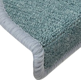 vidaXL Στρώματα σκάλας 15 τεμ. 56 x 17 x 3 cm Non-Slip Θαλασσί